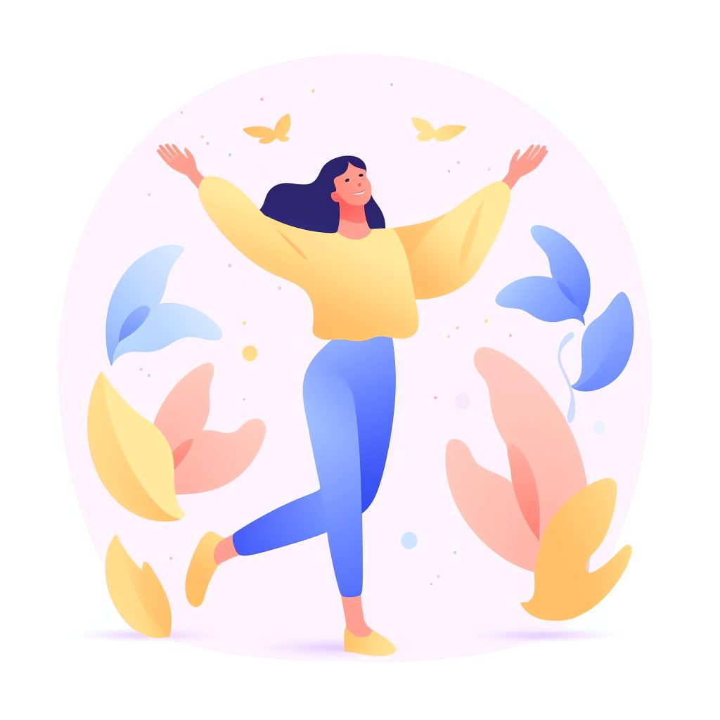 Femme représentant la liberté